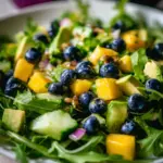 Mango Cucumber Salad with Blueberry and Avocado