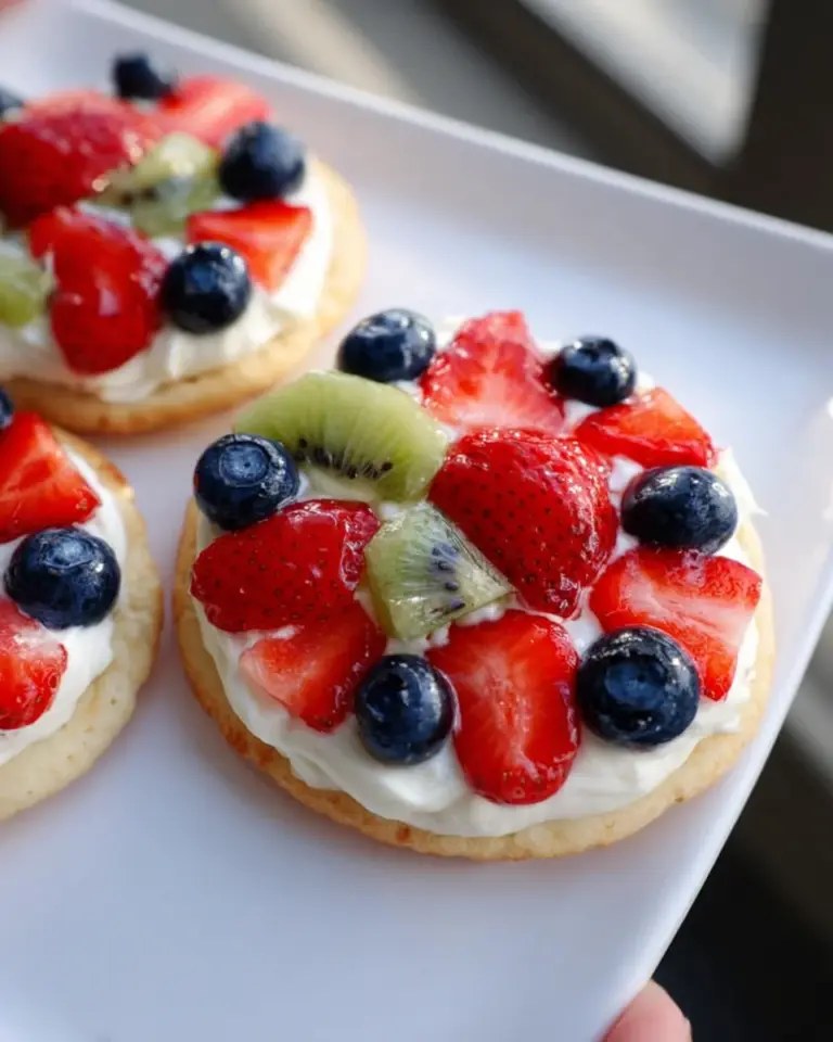 Mini Fruit Pizzas