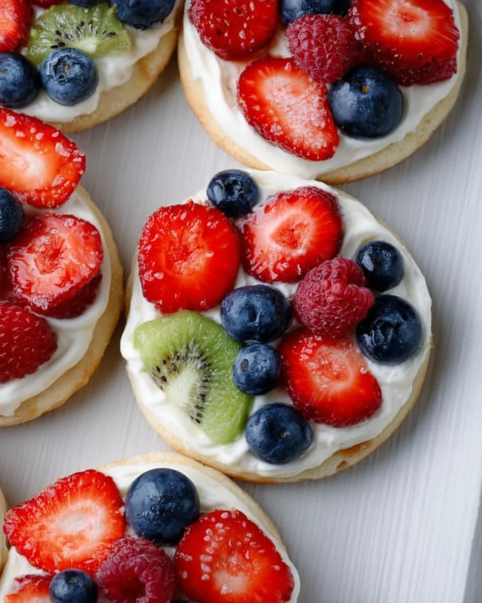 Mini Fruit Pizzas Mini