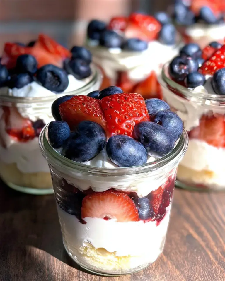 Mixed Berry Mini Trifles