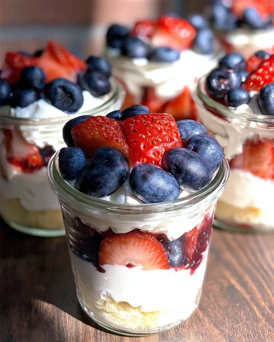 Mixed Berry Mini Trifles