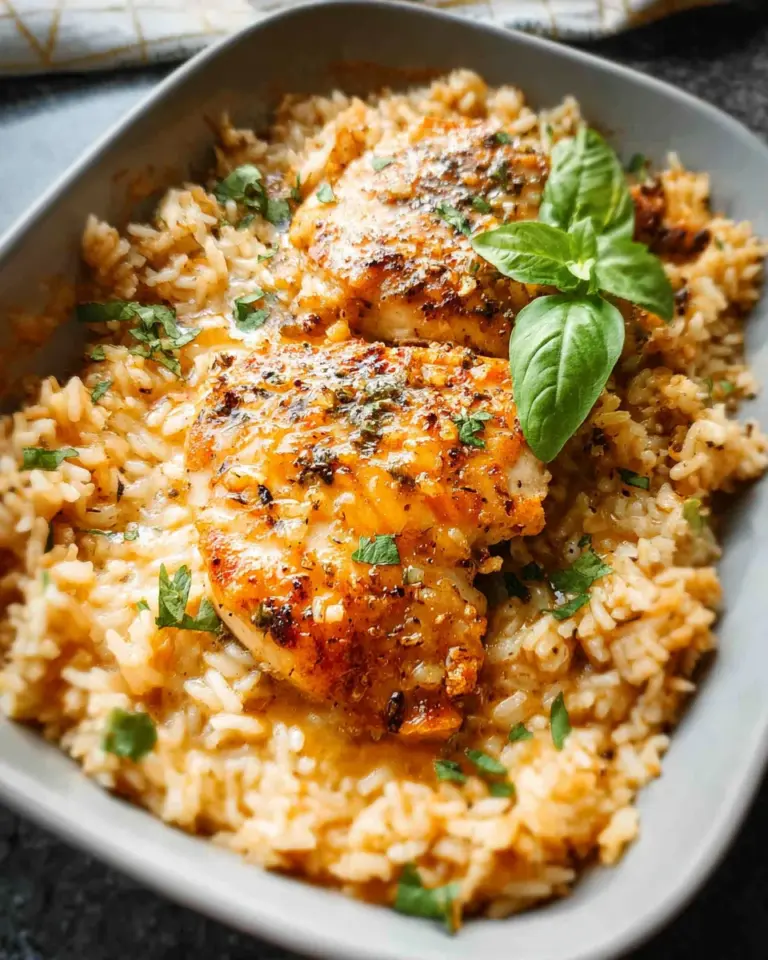 Oven-Baked Chicken and Rice