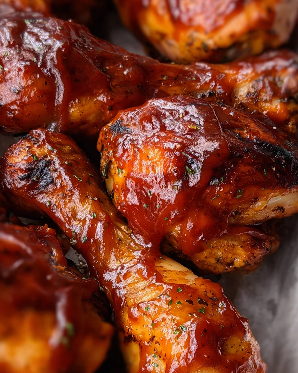 Oven Baked BBQ Chicken Drumsticks Oven