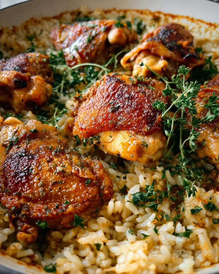 Oven Baked Chicken and Rice