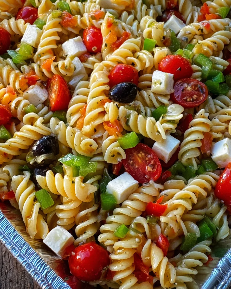 Pasta Salad For A Crowd