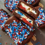 Patriotic Mini Ice Cream Sandwiches