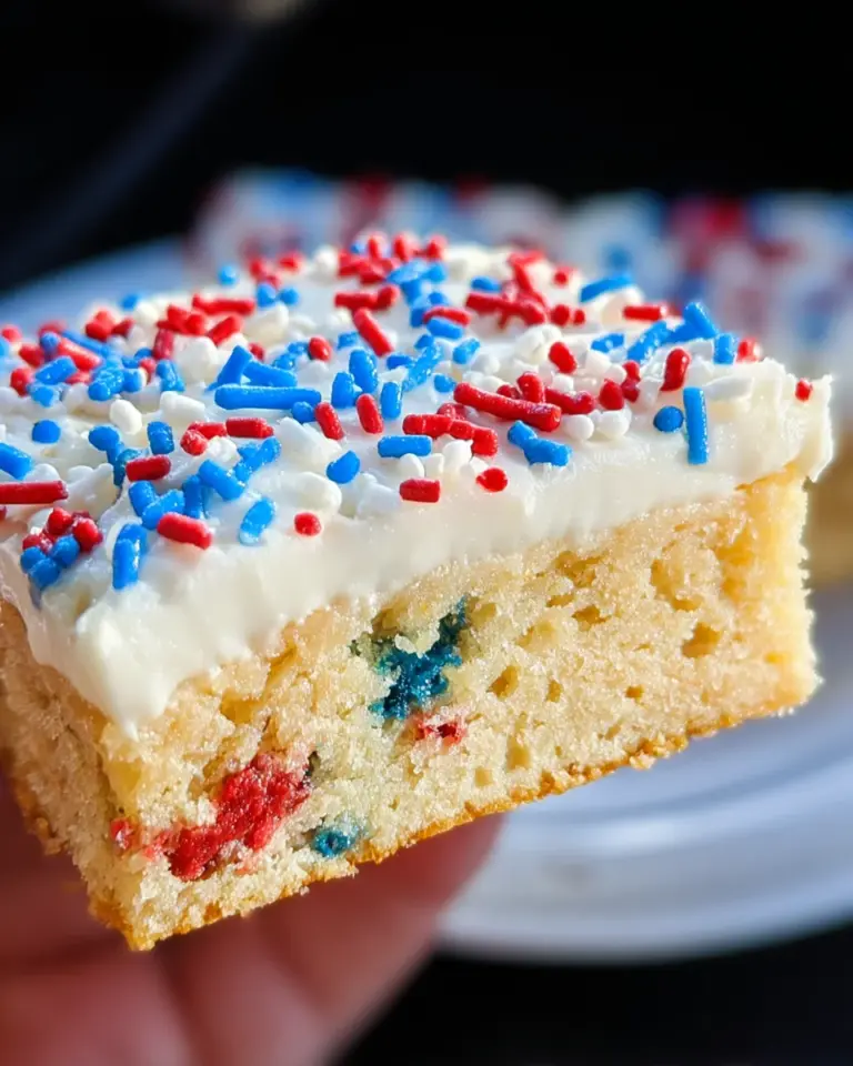 Patriotic Sugar Cookie Bars