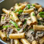 Philly Cheesesteak Pasta
