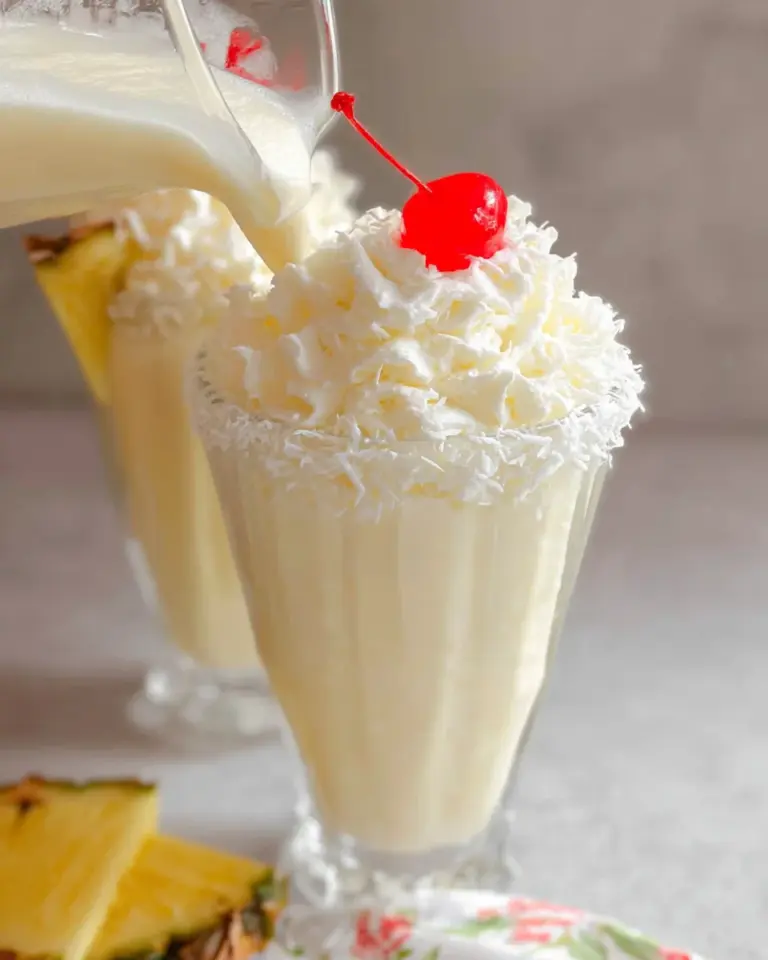 Pina Colada Milkshakes