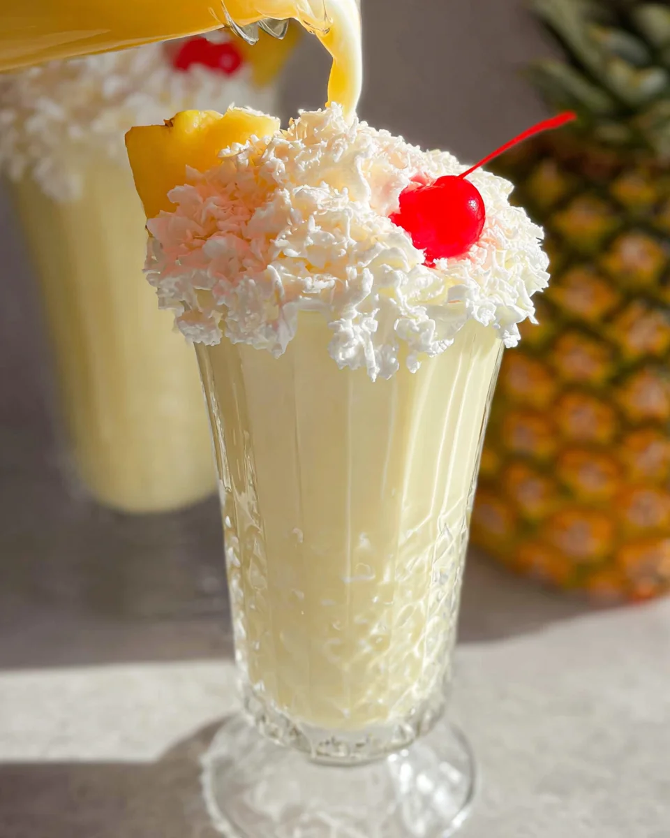 Pina Colada Milkshakes Pina