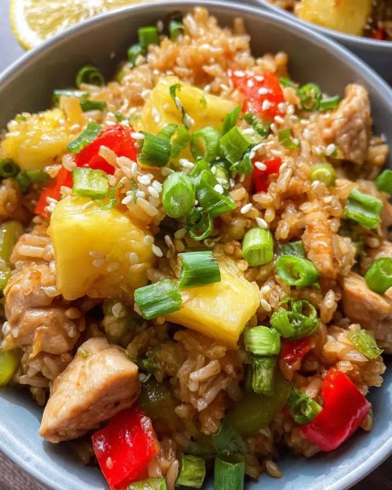Pineapple Chicken Fried Rice