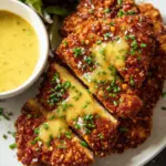 Pretzel Crusted Chicken with Honey Mustard Sauce