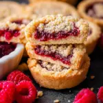 Raspberry Crumble Cookies