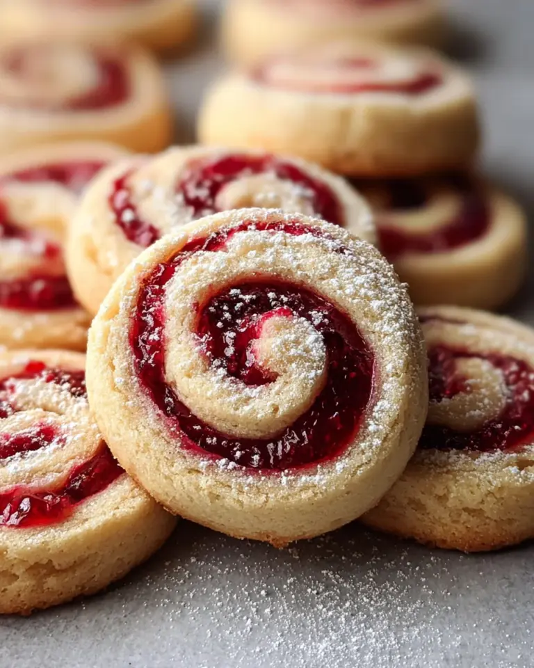 Raspberry Swirl Cookies