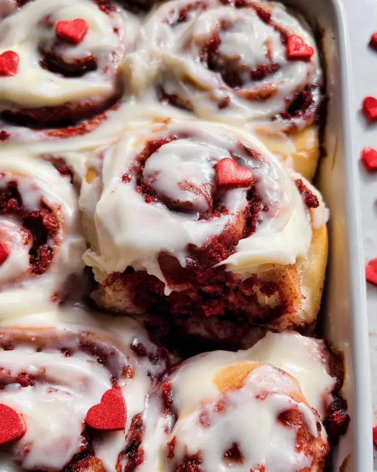Red Velvet Cinnamon Rolls