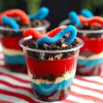 Red, White and Blue Dirt Cups