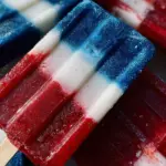 Red White and Blue Popsicles