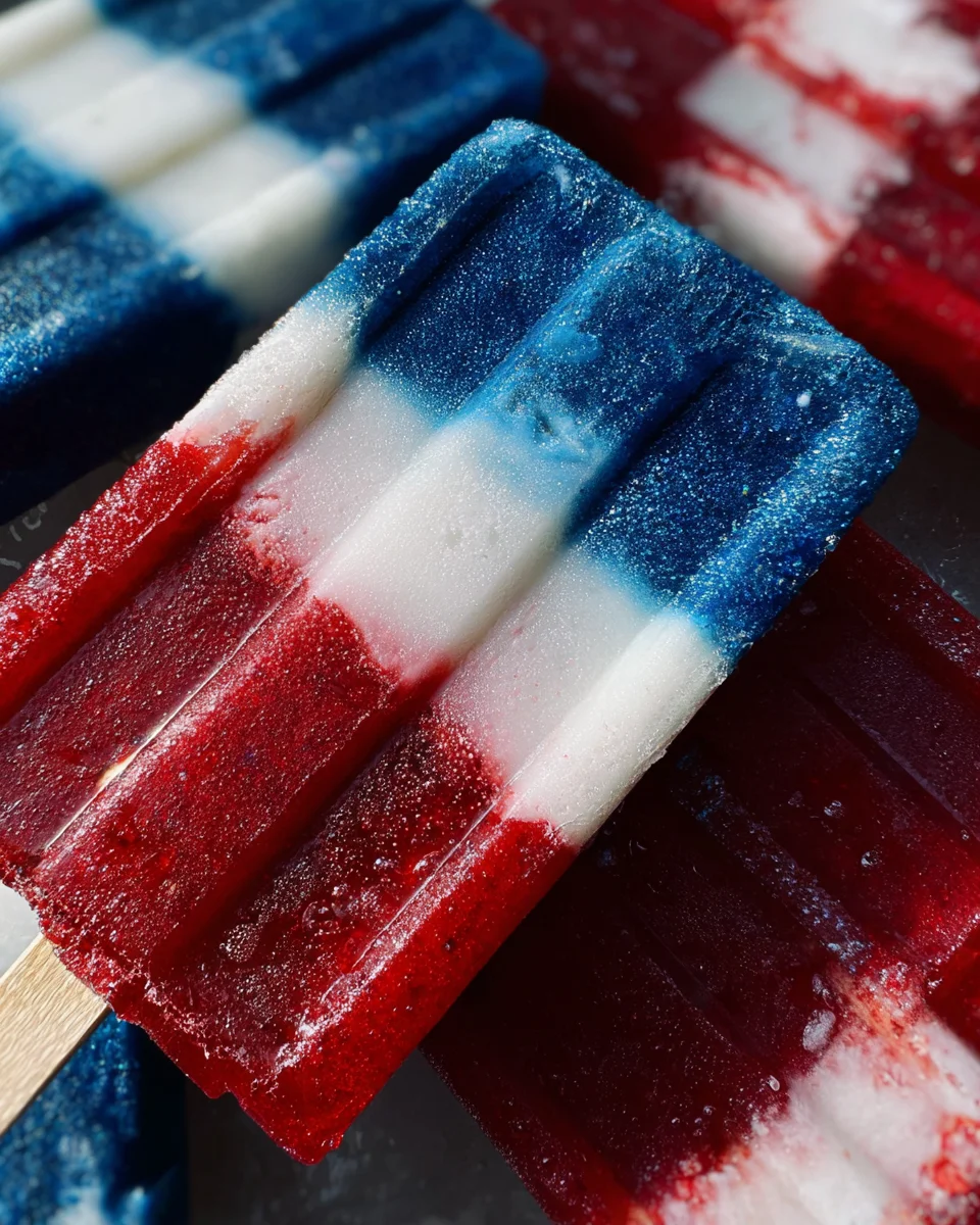 Red White and Blue Popsicles Red White and Blue Popsicles