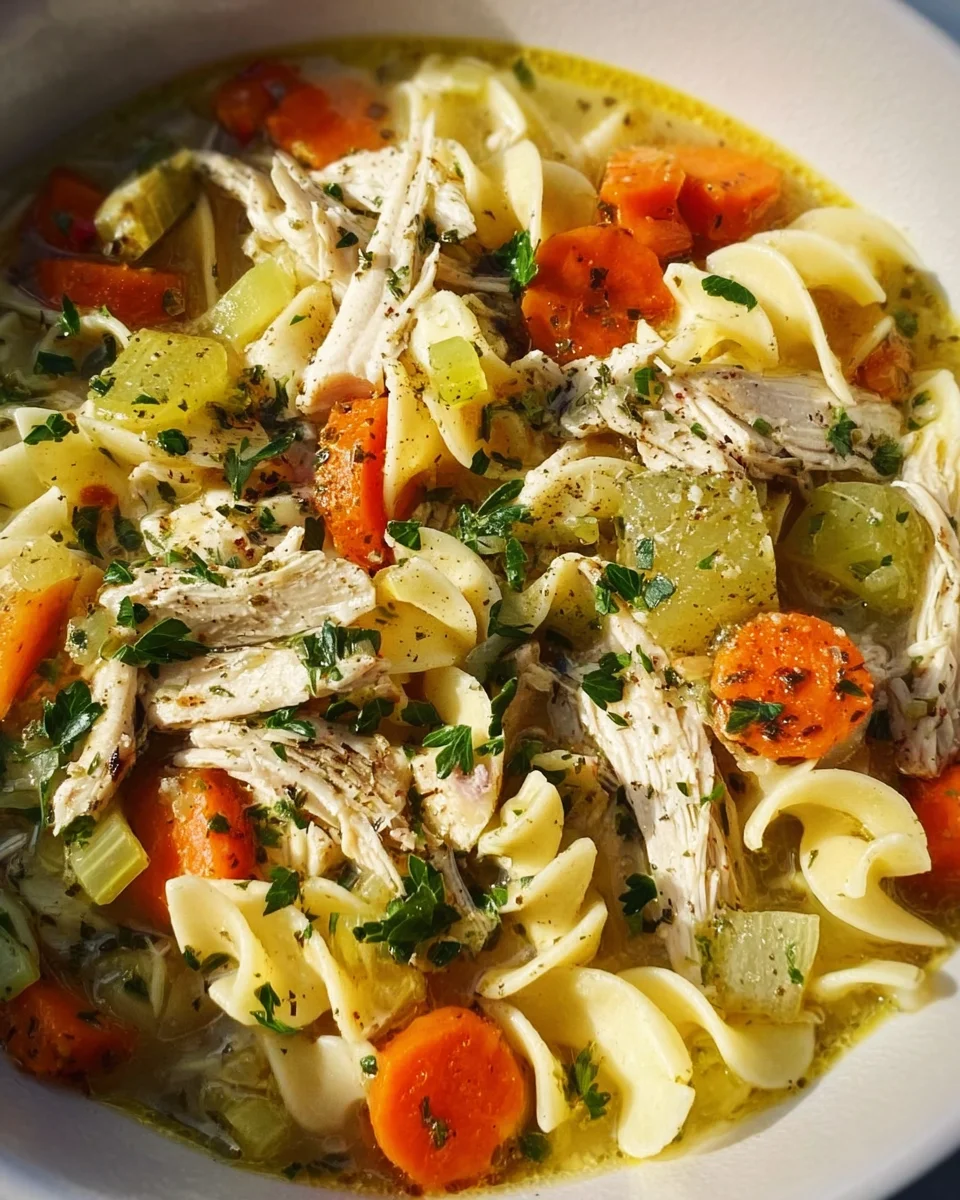 Rotisserie Chicken Noodle Soup