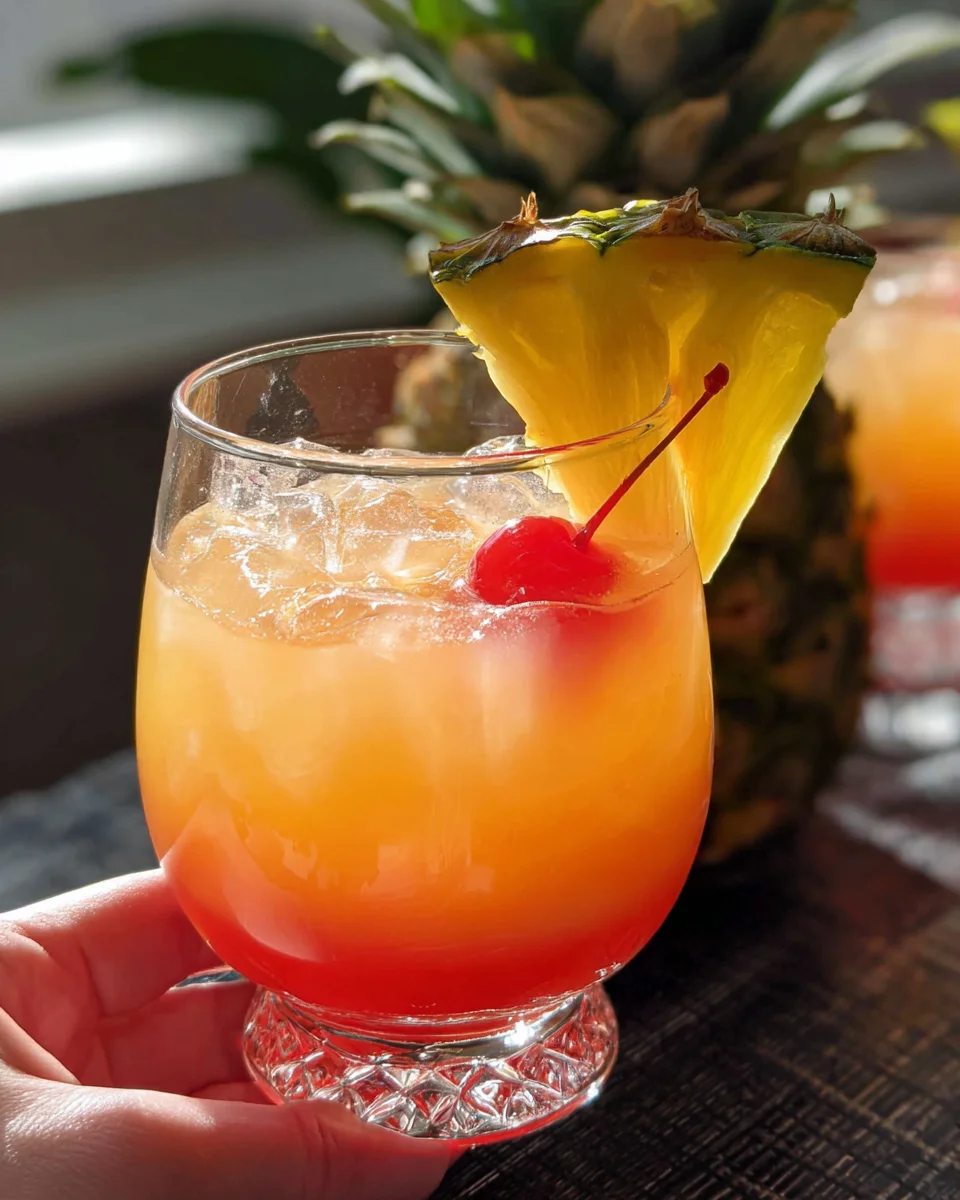 Rum-Less Rum Punch Mocktail Rum-Less Rum Punch Mocktail