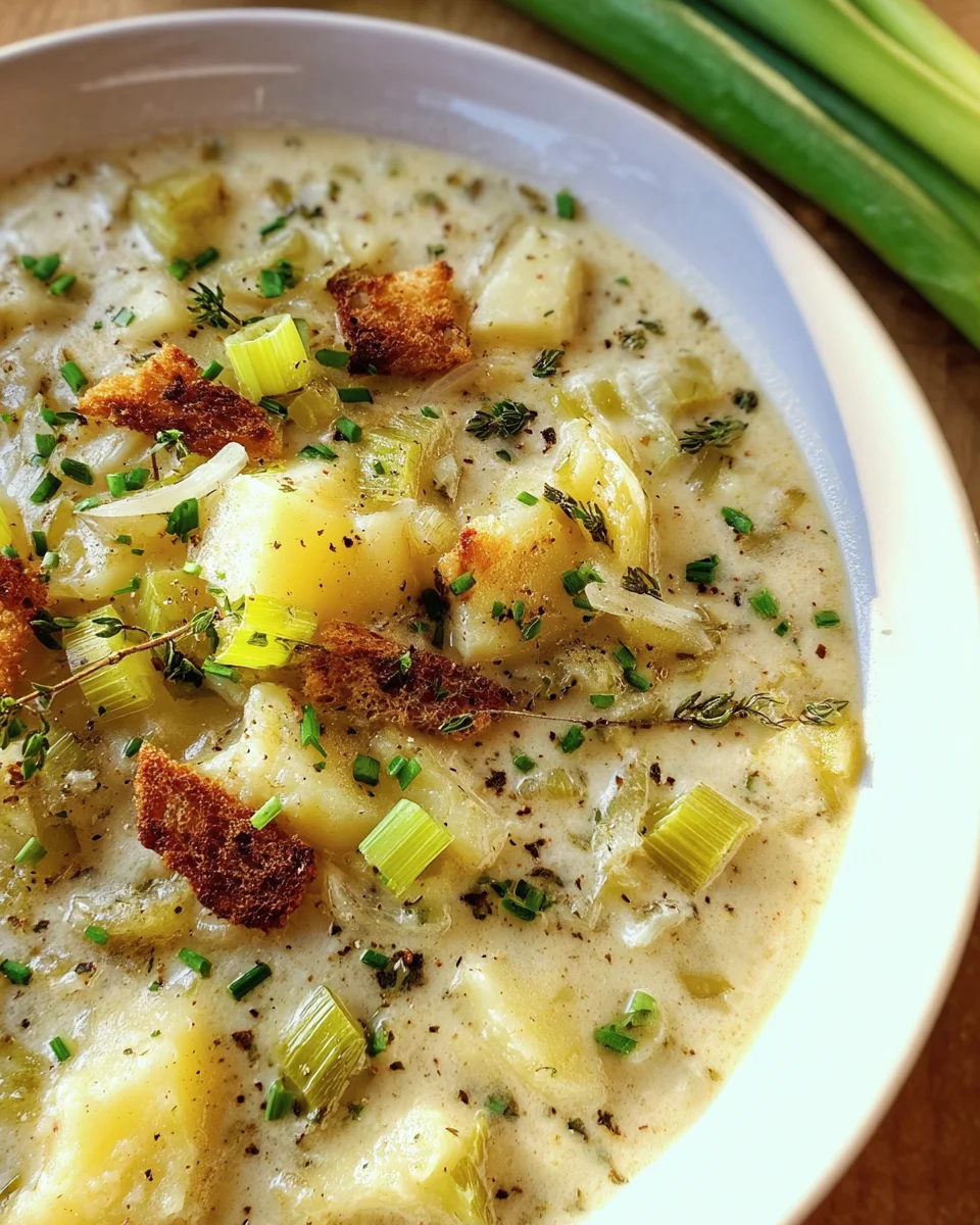 Rustic Potato Leek Soup