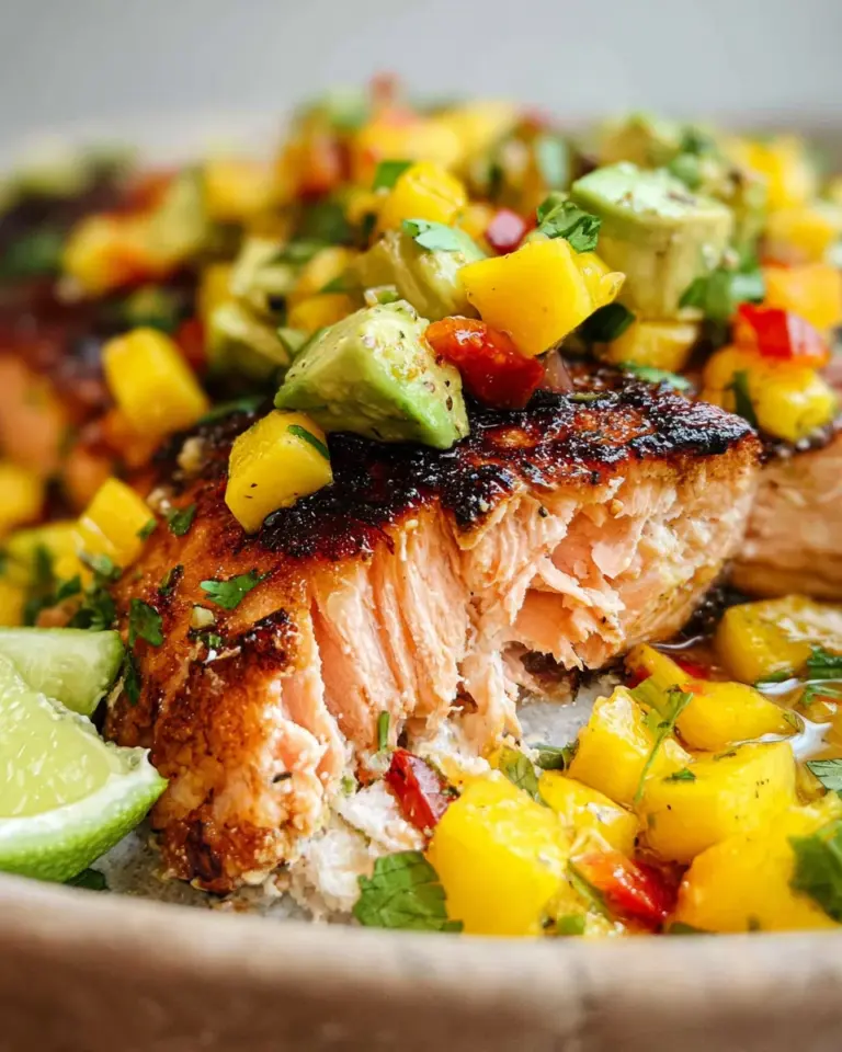 Salmon With Mango Salsa