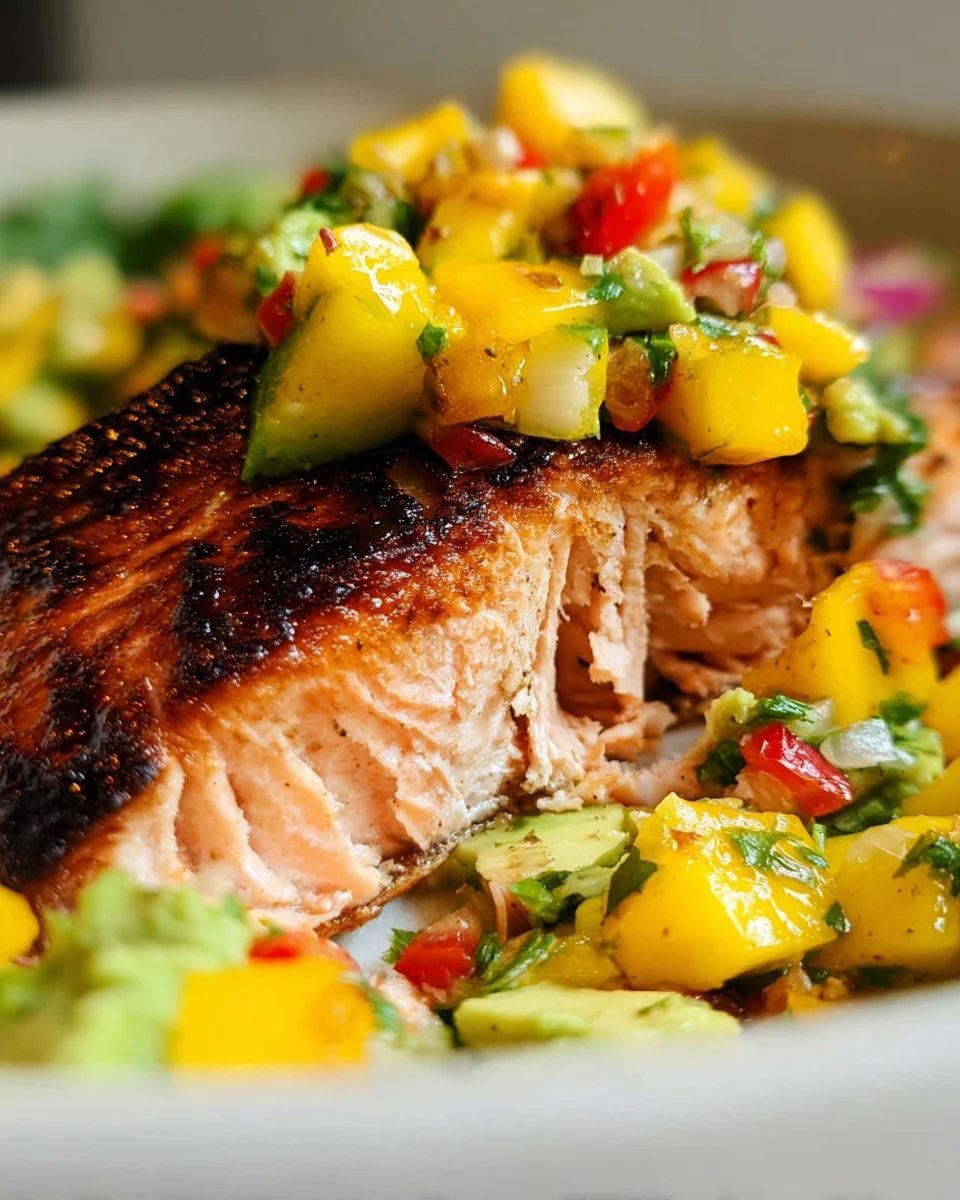 Salmon With Mango Salsa Salmon