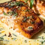 Salmon with Lemon Cream Sauce
