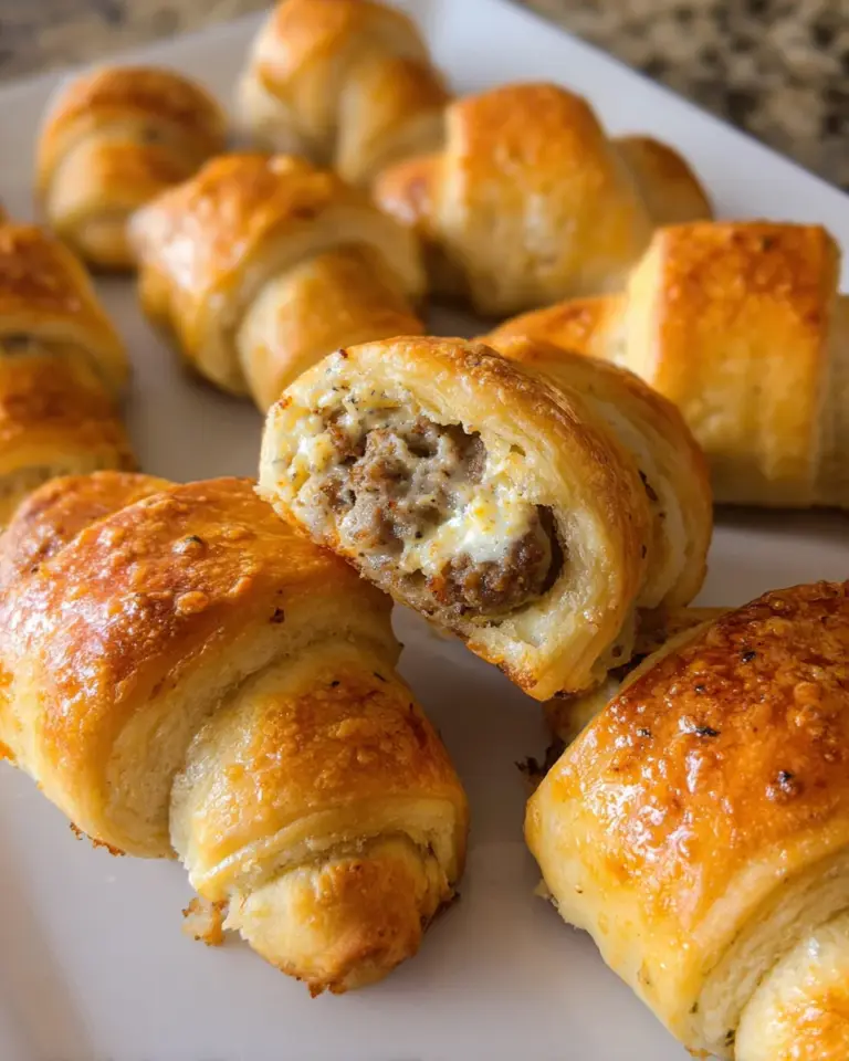 Sausage Cream Cheese Crescent Rolls