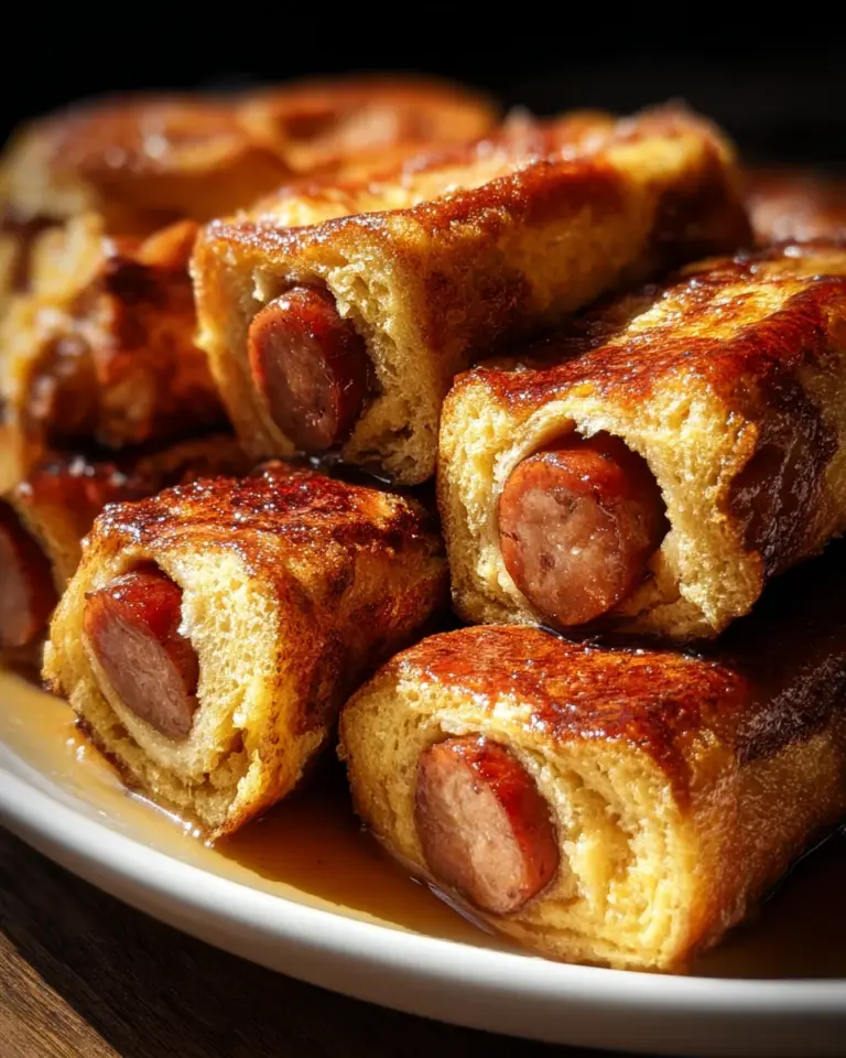 Sausage French Toast Roll-Ups