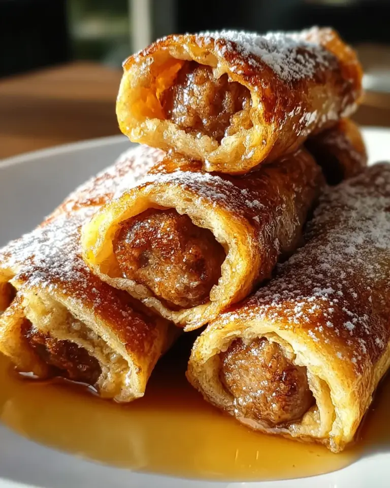Sausage French Toast Roll-Ups Recipe