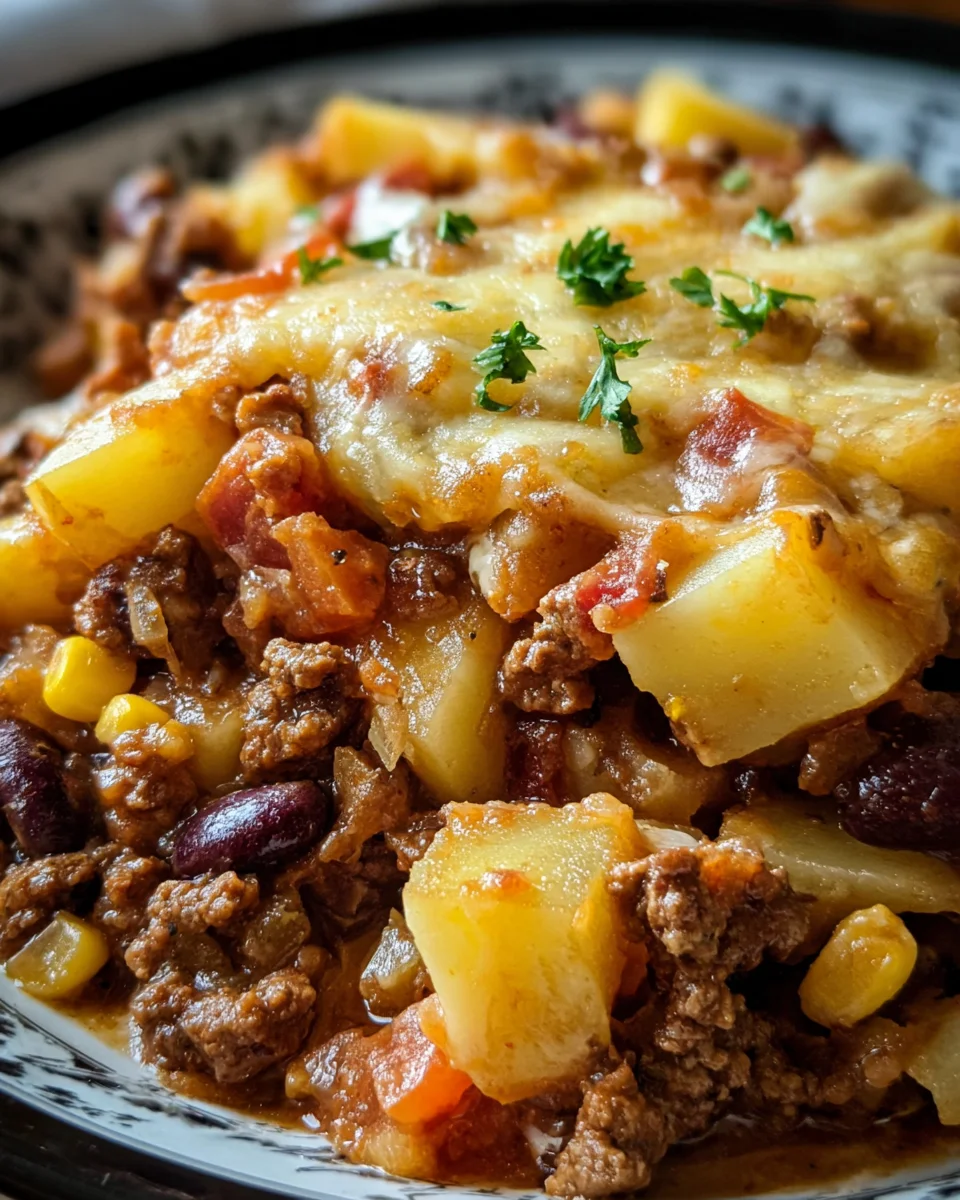 Slow Cooker Cowboy Casserole Slow