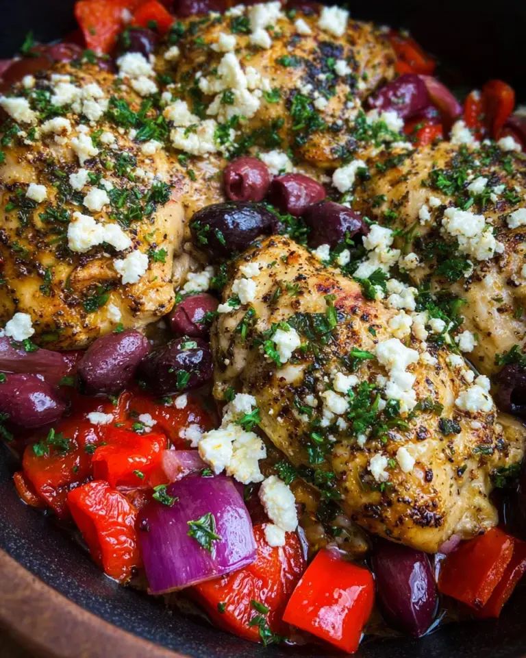 Slow Cooker Greek Chicken