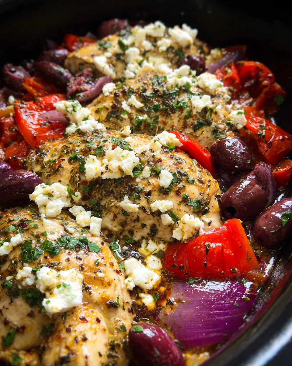 Slow Cooker Greek Chicken Slow