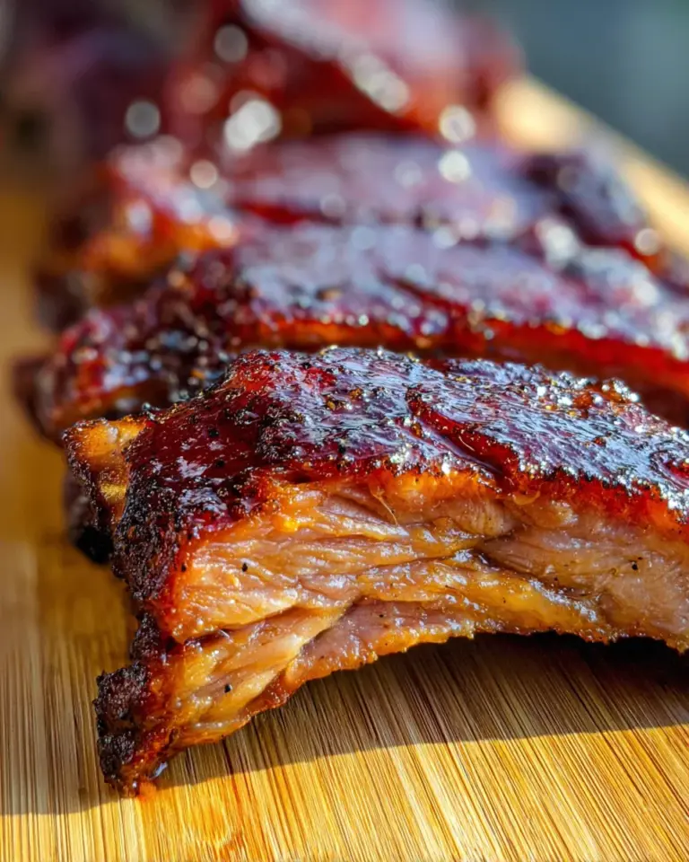 Smoked Pork Ribs in the Smoker
