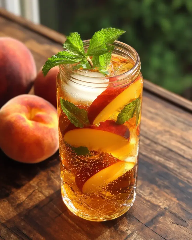 Southern Peach Sweet Tea