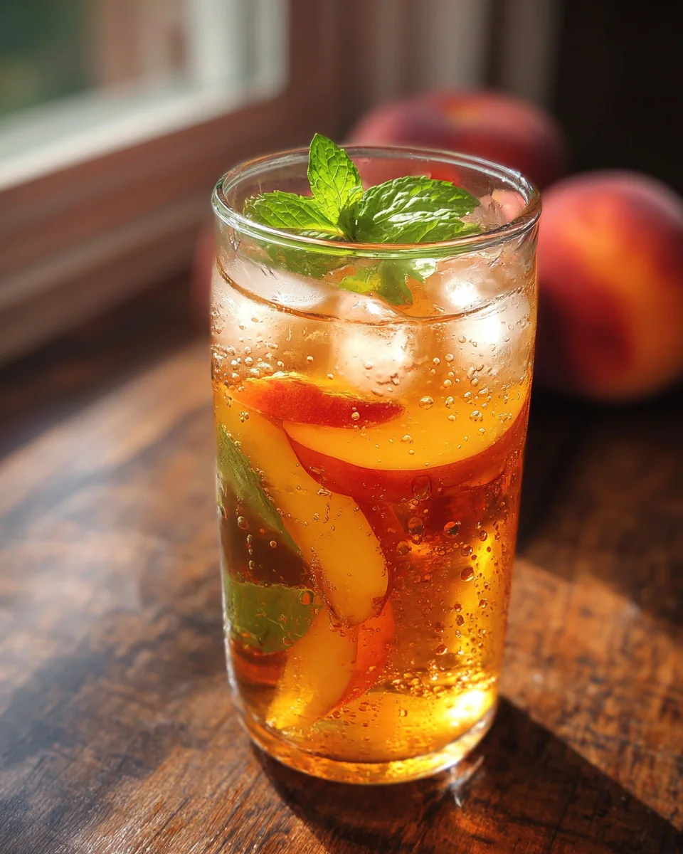 Southern Peach Sweet Tea Southern