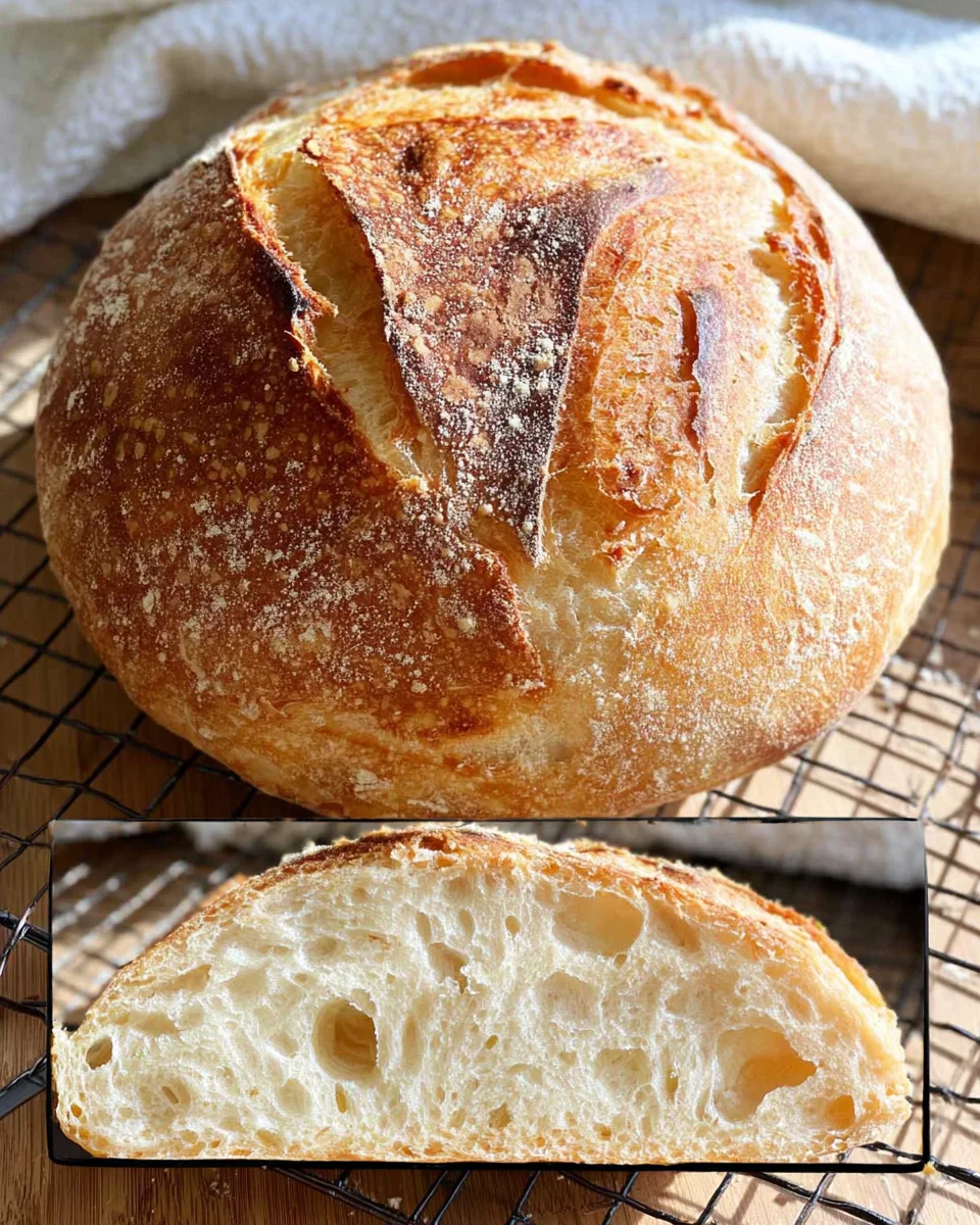 Speedy Same Day Sourdough Bread