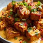 Spicy Tofu with Creamy Coconut Sauce