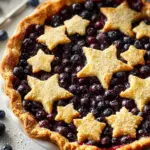 Star-Studded Blueberry Pie