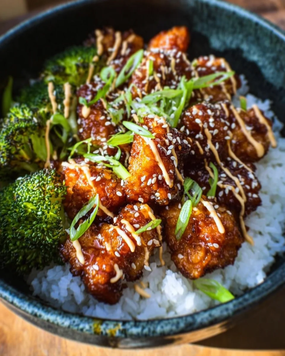 Sticky Chicken Rice Bowls Sticky Chicken Rice Bowls