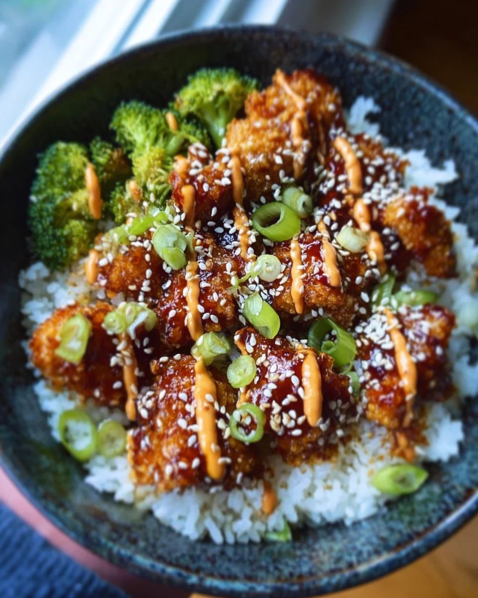 Sticky Chicken Rice Bowls Sticky
