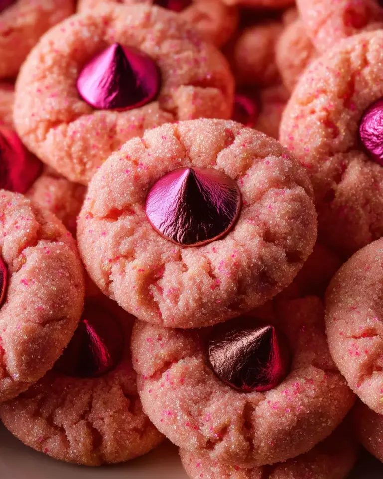 Strawberry Kiss Cookies