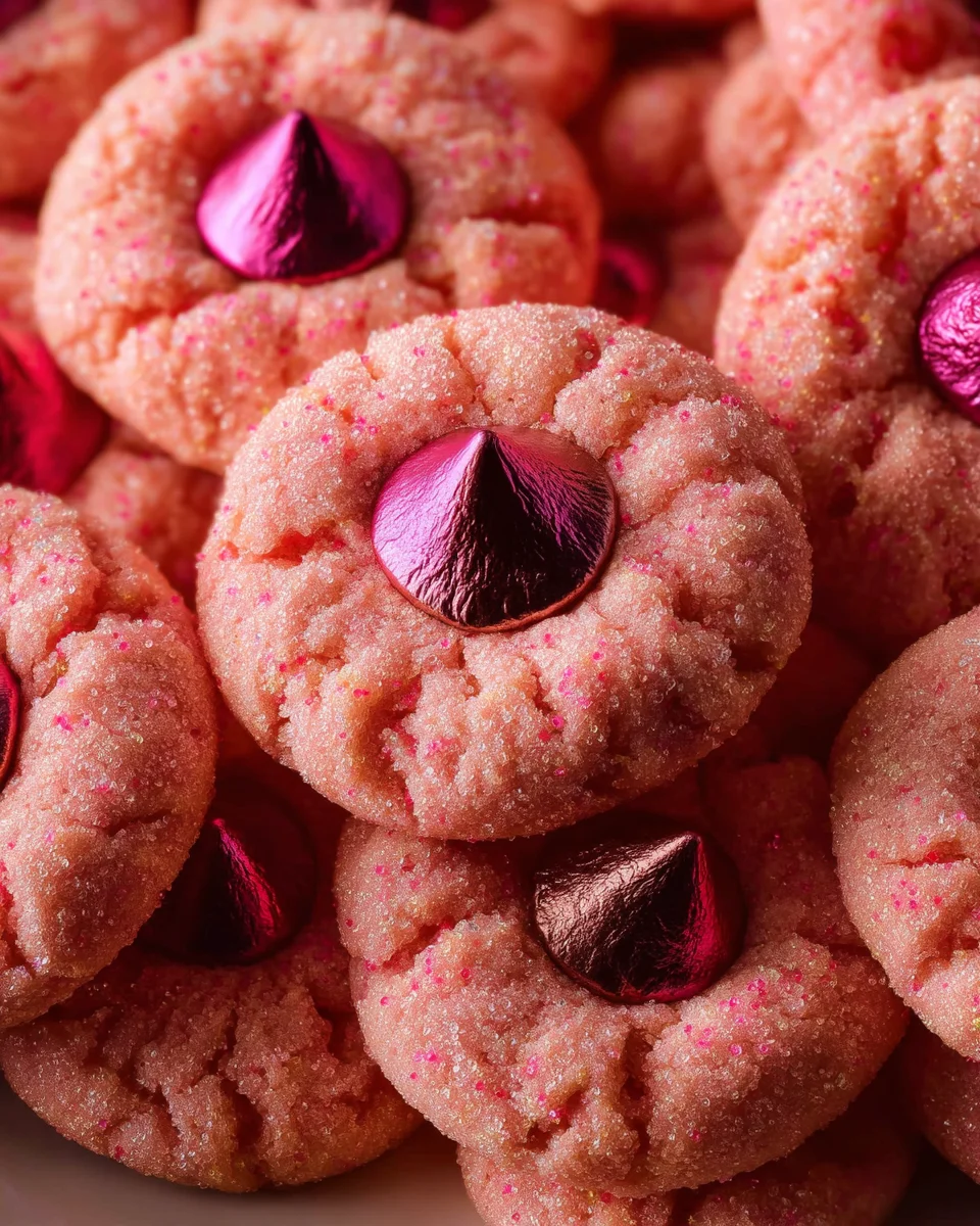 Strawberry Kiss Cookies