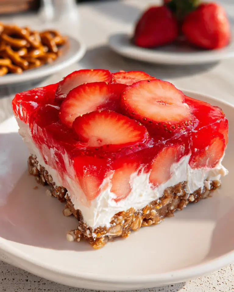 Strawberry Pretzel Salad