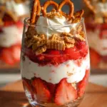 Strawberry Pretzel Salad Parfaits