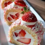 Strawberry Shortcake Cheesecake Rolls