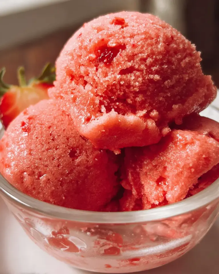 Strawberry Sorbet
