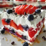 Summer Berry Jello Lasagna
