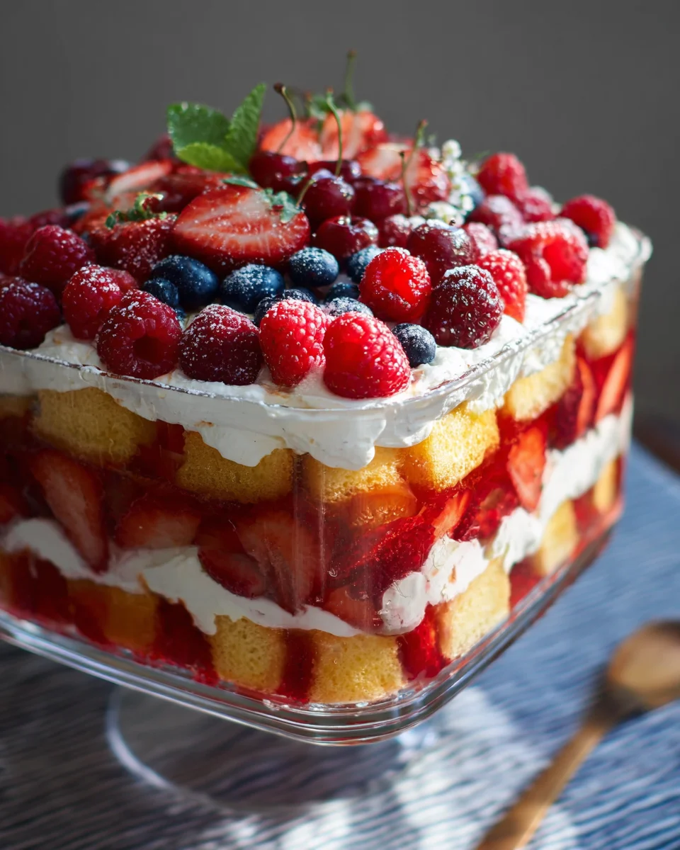 Summer Berry Trifle Summer